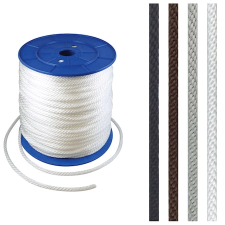 Solid Braided Halyard 0.3125 White